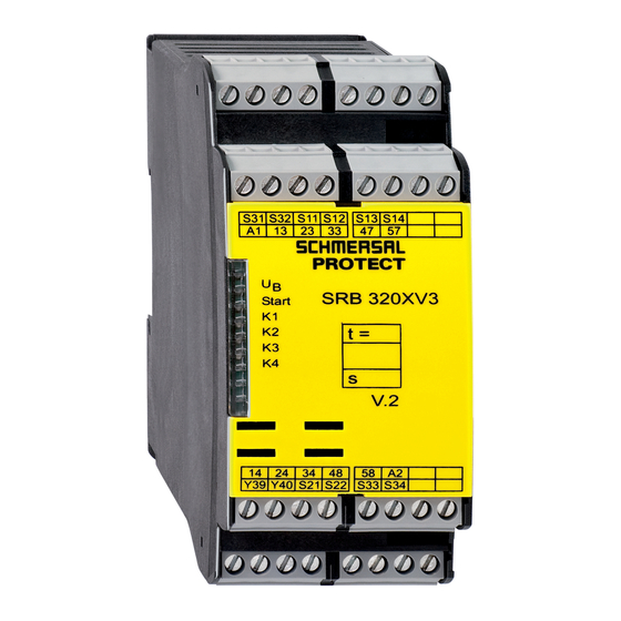 schmersal SRB 320XV3 V.2 Mode D'emploi