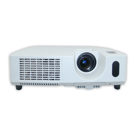 Hitachi CP-X2514WN Manuel D'utilisation