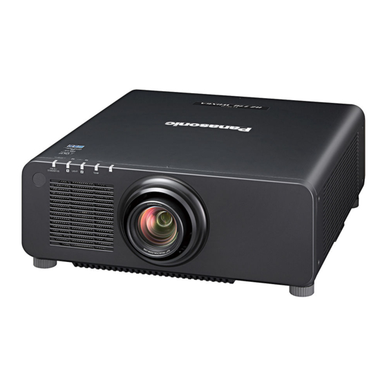 Panasonic PT-RZ770 Manuel D'utilisation