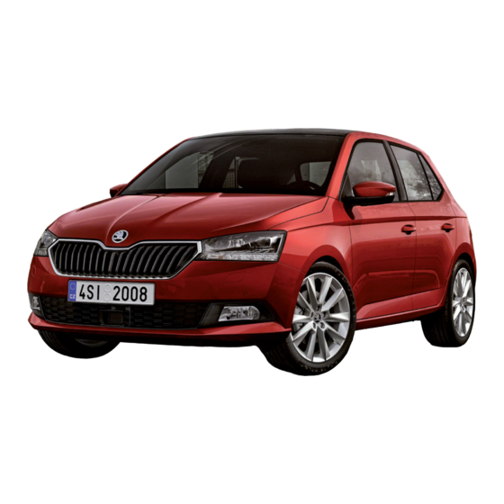 Skoda FABIA 2019 Manuel D'utilisation