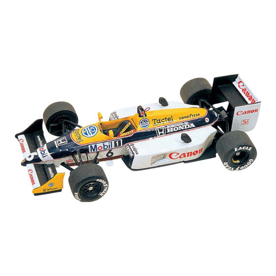 Tameo Kits WILLIAMS HONDA FW11b Instructions De Montage