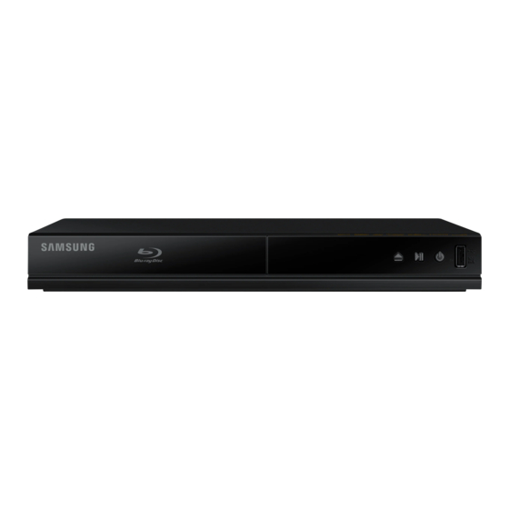 Samsung BD-J4500 Manuel D'utilisation