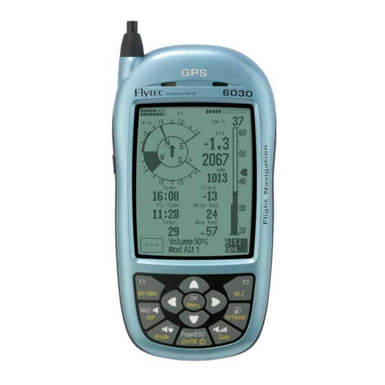 Flytec 6030 GPS Mode D'emploi