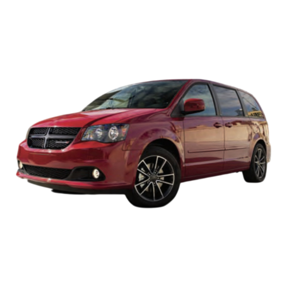 Dodge GRAND CARAVAN 2016 Guide D'utilisation