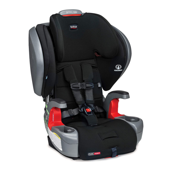 Britax GROW WITH YOU CLICKTIGHT Guide D'utilisation