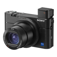 Sony DSC-RX100M5 Comment Utiliser L'appareil