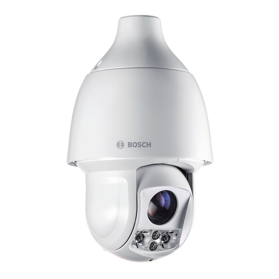 Bosch AUTODOME IP starlight 5000i IR Guide D'installation