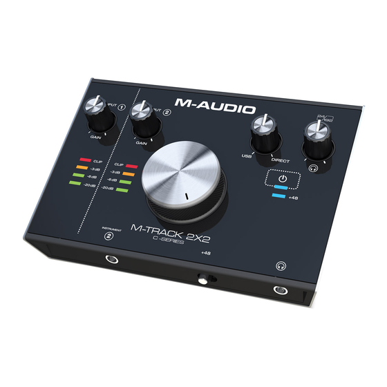 M-Audio M-Track 2X2 Guide D'utilisation