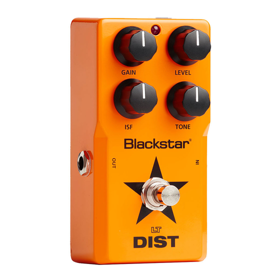 Blackstar Amplification LT-DIST Manuel Du Propriétaire