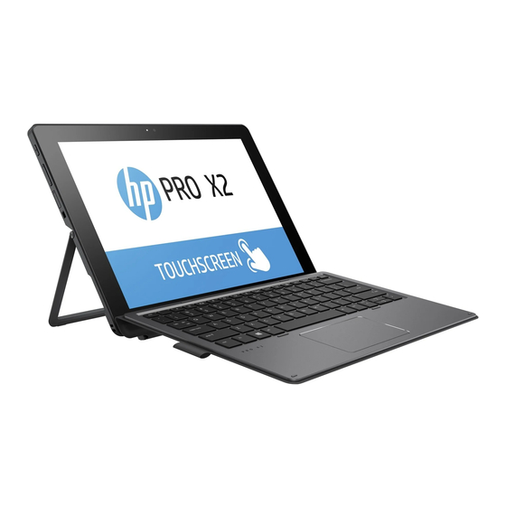 HP Pro x2 612 G2 Manuel De L'utilisateur