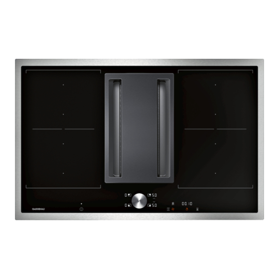 Gaggenau CV2821.1 Manuel D'utilisation