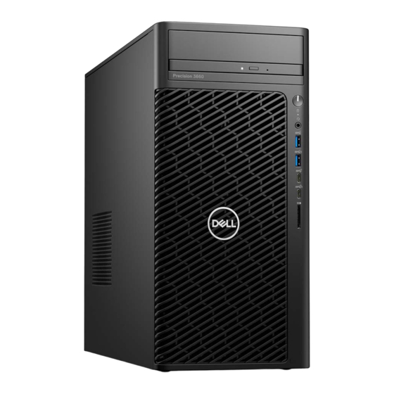 Dell Precision 3660 Manuel D'entretien