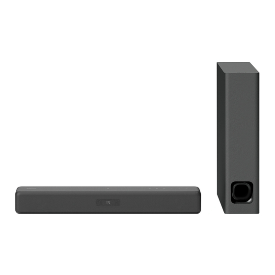 Sony HT-MT500 Mode D'emploi