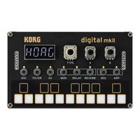 Korg Nu:Tekt NTS-1 digital KIT Manuel D'utilisation