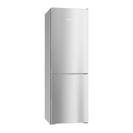 Miele KFN 28032 D ws Mode D'emploi Et Instructions De Montage