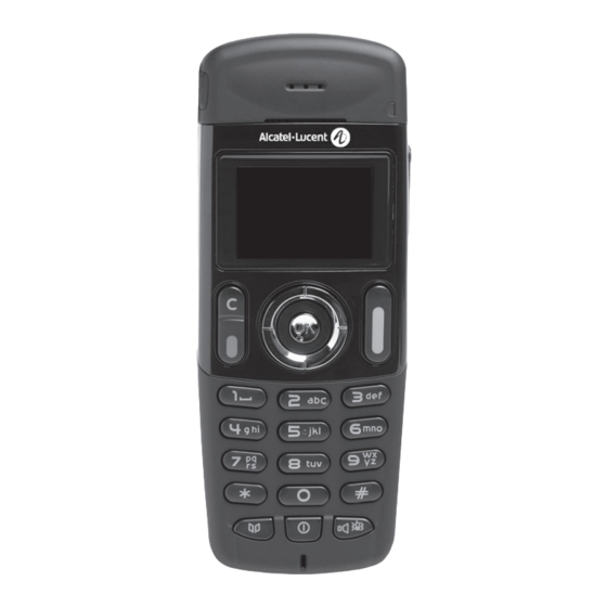 Alcatel-Lucent 400 DECT Handset Manuel Utilisateur