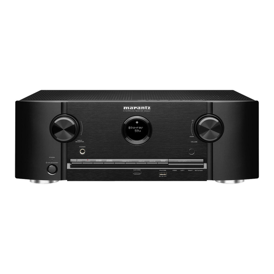 Marantz SR5007 Manuel De L'utilisateur