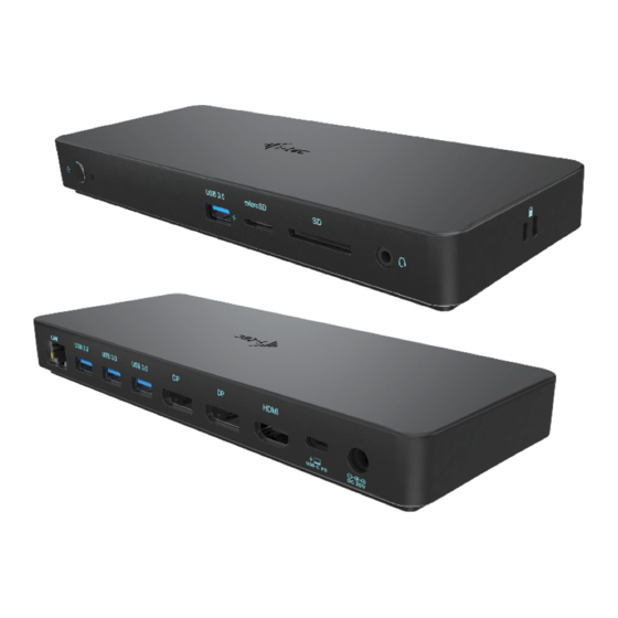i-tec C31TRIPLEDOCKPDPRO Mode D'emploi