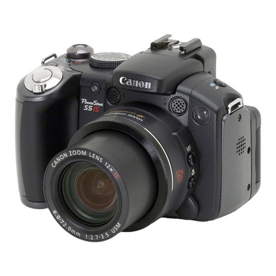 Canon PowerShot S5 IS Guide D'utilisation