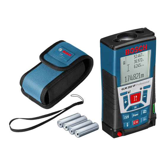 Bosch GLM 150 Professional Notice Originale