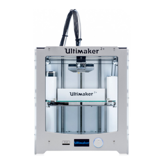 Ultimaker 2+ Guide D'utilisation