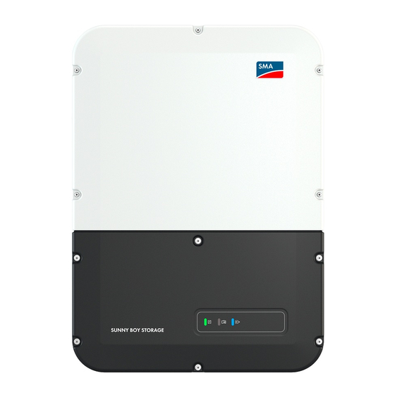 SMA SUNNY BOY STORAGE 3.7-10 Manuel De Service