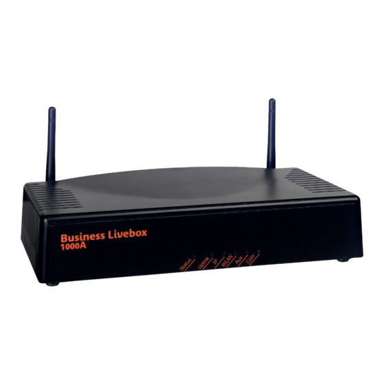 ORANGE Business Livebox 1000A Manuels