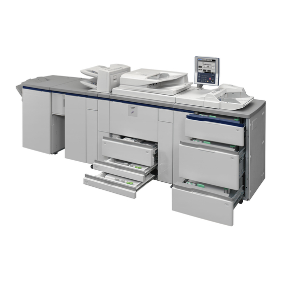 Sharp MX-M850 Guide D'installation