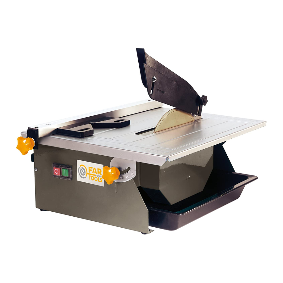 Far Tools TC 180B Notice Originale