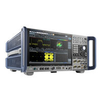 Rohde & Schwarz R&S FSW Guide De Démarrage Rapide