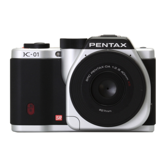 Pentax K-01 Guide Rapide