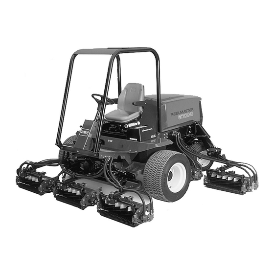 Toro REELMASTER 6700-D Notice D'utilisation