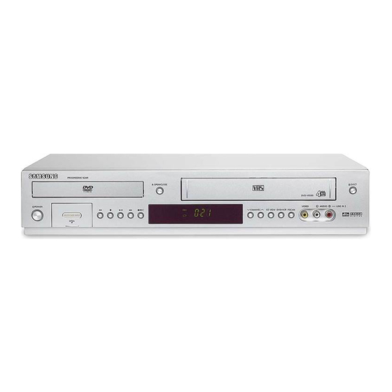 Samsung DVD-V8500 Manuel D'instructions