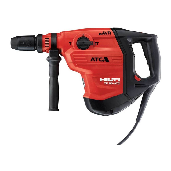 Hilti TE 70-AVR Mode D'emploi