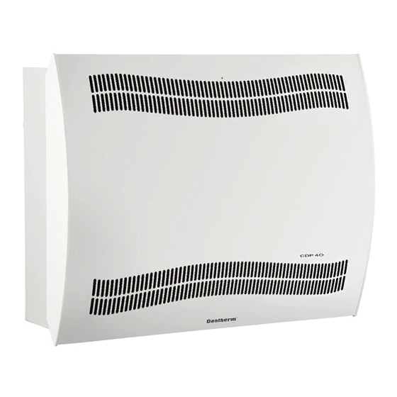 Dantherm CDP 40 Manuel