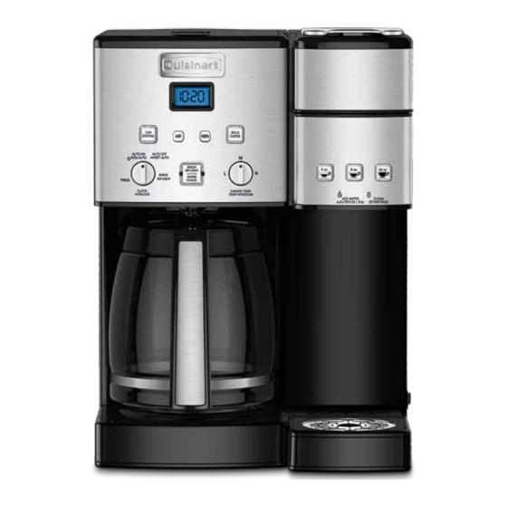 Cuisinart Centre de cafe SS-15C Serie Manuels