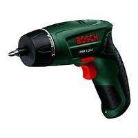 Bosch PSR 7,2 LI Notice Originale