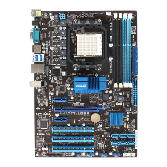 Asus M4A77T/USB3 Mode D'emploi