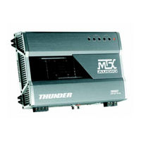 MTX Audio THUNDER TH902 Manuel Du Propriétaire