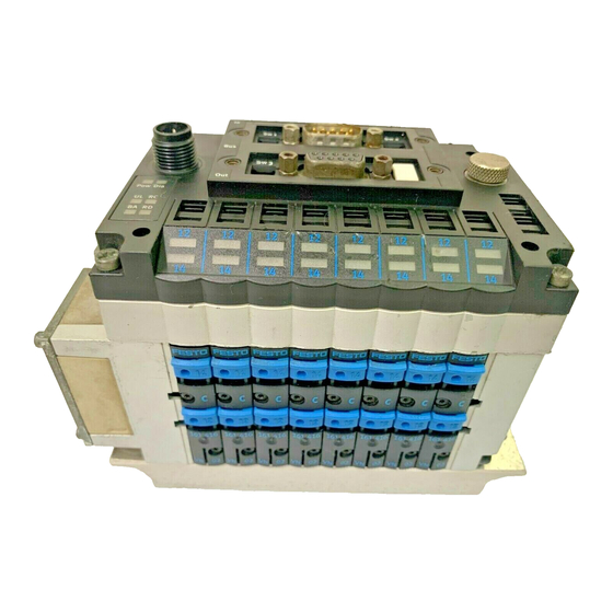 Festo CPV GE−IB−8 Série Manuel Électronique