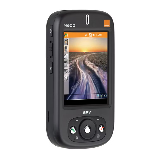 ORANGE SPV M600 Guide D'utilisation