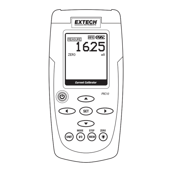 FLIR Extech PRC10 Manuel D'utilisation