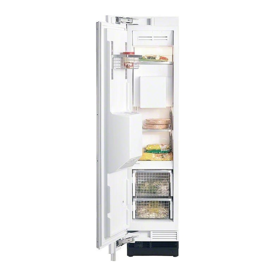 Miele F 1472 Vi Mode D'emploi Et Notice De Montage
