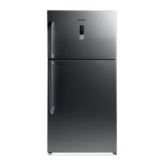 Brandt BFD569ZNX Guide D'installation Et D'utilisation