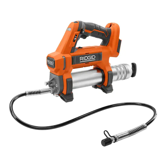 RIDGID R860445 Manuel D'utilisation