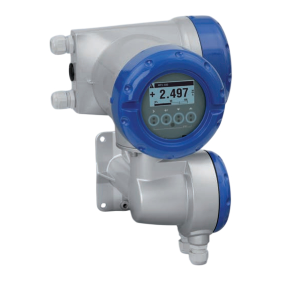 KROHNE MFC 400 Notice Technique