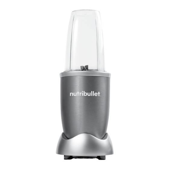 NUTRIBULLET NBR Serie Manuel D'utilisation