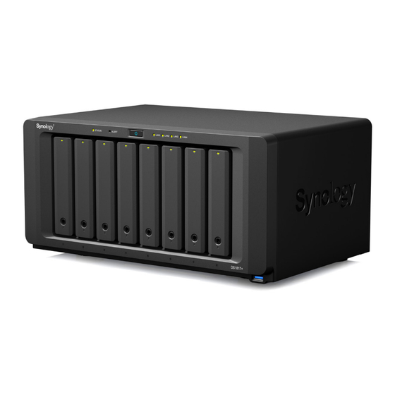 Synology DiskStation DS1817+ Guide D'installation Matérielle
