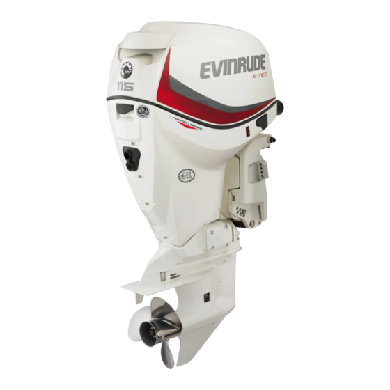 BRP Evinrude E-TEC 115 Guide De L'opérateur