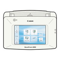 Canon ImageFORMULA ScanFront 220 Manuel D'utilisation